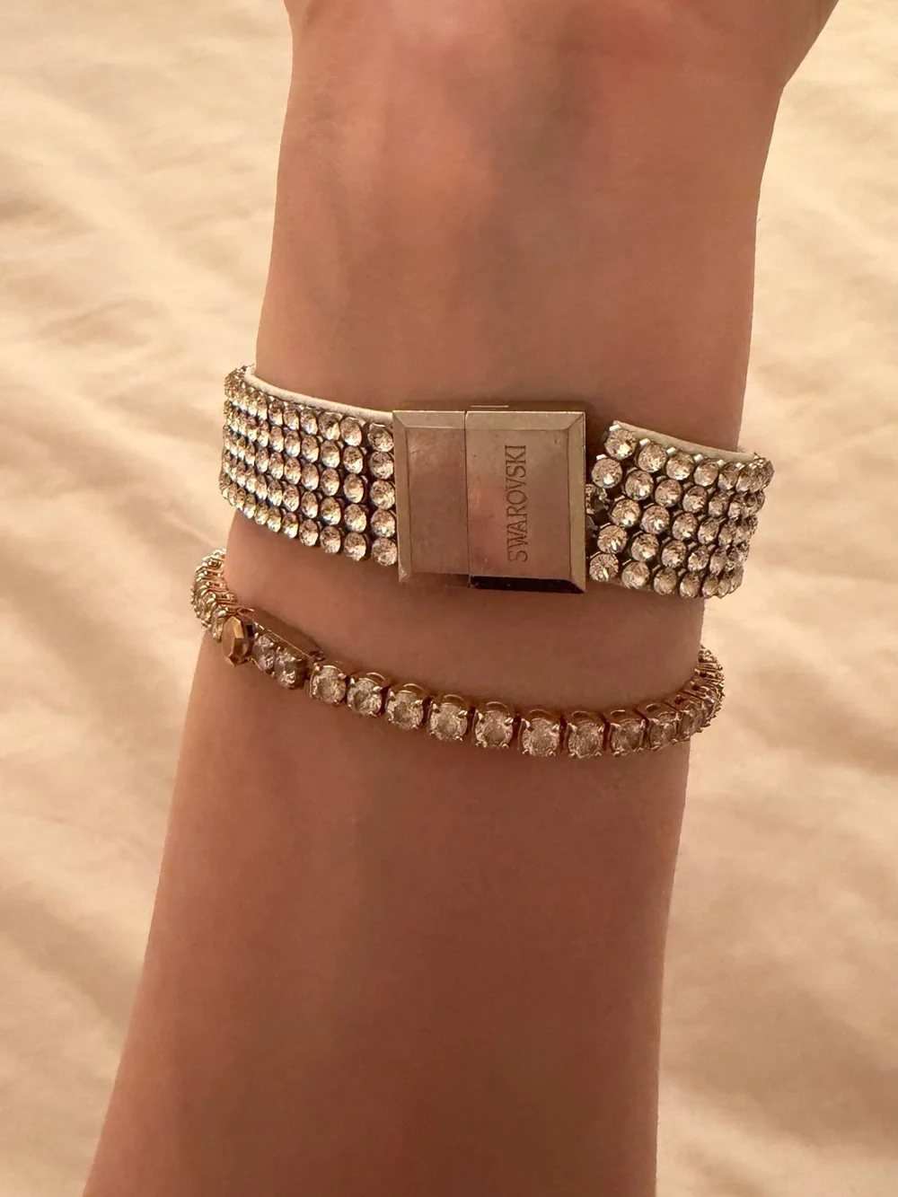 Swarovski Piazza Mini Crystal Mesh Watch
